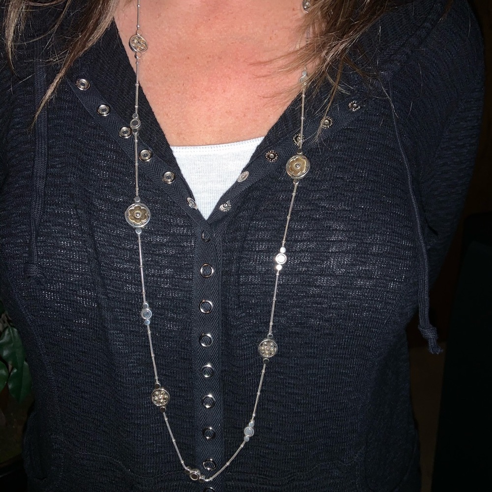 Brighton Long Silver&Gold Necklace